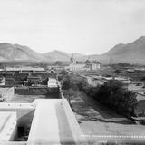 Vista panorámica de Chihuahua desde la Casa de Moneda II (por William Henry Jackson, c. 1888)