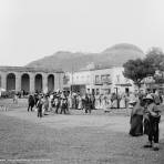 Fuente y Plaza de Zacatecas (por William Henry Jackson, c. 1888)