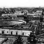 Vista panorámica y Plaza de Toros El progreso