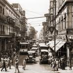 Esquina de las calles República del Brasil y Tacuba (c. 1922)