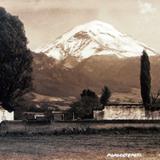 EL VOLCAN POPOCATEPETL por el fotografo Hugo Brehme