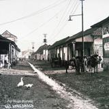 una calle por el fotografo HUGO BREHME