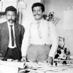 Librado Rivera y Enrique Flores Magón (Bain News Service, c. 1910)