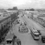 Fuente Salto del Agua y Avenida Arcos de Belem