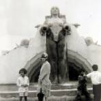 Fuente de los Cántaros, en el Parque México (circa 1939)