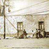 Edificio bombardeado en Mexico D F durante la Decena tragica