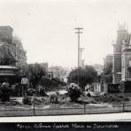 Plaza de Dinamarca, en la Colonia Juárez