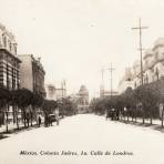 1a. Calle de Londres, en la Colonia Juárez