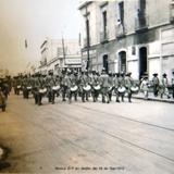 MILITARES en desfile del 16 de Sep-1912