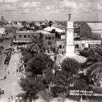 Vista panorámica sobre el Parque Hidalgo