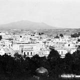 Vista panorámica de Puebla y Volcán Malintzi al fondo