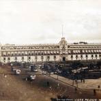 El Palacio nacional por el Fotografo Hugo Brehme