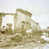 Inundacion en el barrio de el Coecillo acaecida el dia 24 de Junio de 1926