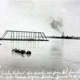 Puente Carlos Pacheco que quedo en pie ( Fechada el dia 19 de junio de 1924 )