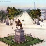 Paseo de la Reforma y Monumento a Carlos IV