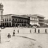 Vista parcial de la plaza de Tampico