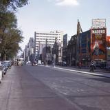 Avenida Juárez desde la Alameda Central (1947)