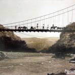 Puente Arcadiano en el Rio Lerma- Santiago en los alrededores de Guadalajara .