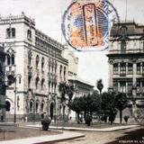 Esquina de las calles Tacuba y Condesa ( Circulada el 4 de Julio de 1934 ).