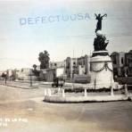 Monumento en la avenida de la paz.