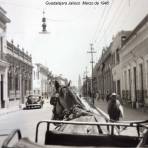 Escena Callejera Guadalajara Jalisco Marzo de 1946 .