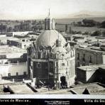 La Villa de Guadalupe por el Fotógrafo Abel Briquet ( Circulada el 16 de Noviembre de 1908 ).