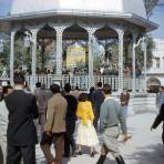 Banda de música en la Plaza Zaragoza (1952)