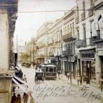 Calle de Donceles por el Fotógrafo Felix Miret ( Circulada el 12 de Sep.de 1912).