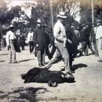 Frente al Palacio Durante la Decena Trágica (1913)