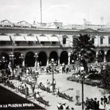 Un Aspecto de la Plaza de Armas Guadalajara, Jalisco ( Circulada el 29 de Julio de 1928 ).