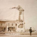 Plaza de Bucareli Durante la Decena Trágica (1913). Ciudad de México