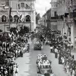 Fiestas Patrias desfile Septembrino de 1919.