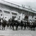 Gendarmeria por las calles de Revillagigedo.