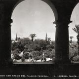 Plaza Hidalgo, desde los arcos del Palacio Federal