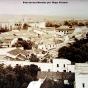 Panorama de Cuernavaca Morelos por el Fotógrafo Hugo Brehme.