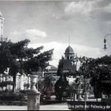 Una parte del Palacio y de la Plaza ( Circulada el 9 de Enero de 1911 ).