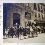 Combate de flores,coche de Lola Vinas.( Circulada el 1 de Mayo de 1905 ).