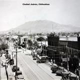 Escena callejera. Ciudad Juárez, Chihuahua ( Circulada el 30 de Septiembre de 1930 ).