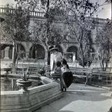 Fuente y Palacio Municipal de Monterrey, Nuevo León ( Circulada el 27 de Diciembre de 1908 ).