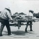 Tipos Mexicanos Trabajadores de Mudanzas Ciudad de México.