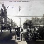 La Plaza de Guardiola por el fotografo Felix Miret ( Circulada el 26 de Diciembre de 1912 ).