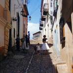 Escena callejera  de Taxco Guerrero 1958.