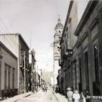 Aspecto de La Calle Matamoros ( Circulada el 7 de Agosto de 1931 ).