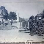 Artilleria Felicista En La Ciudadela durante La Decena Trágica Febrero de (1913) Ciudad de México.