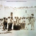 Alimentando a los presos en el Casttillo de San Juan de Ulua Veracruz