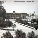 Estación del F  C  Nacional  por el fotografo Felix Miret.