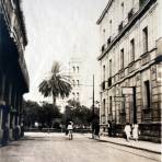 Calle de Hidalgo y catedral.