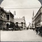 Calle de San Francisco y la casa de los azulejos 1906.