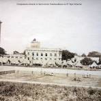 Campamento durante la intervencion Estadounidense en El Tejar Veracruz.