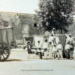 Peones de La Hacienda El Rosario, por el fotógrafo T. Enami, de Yokohama, Japón (1934)